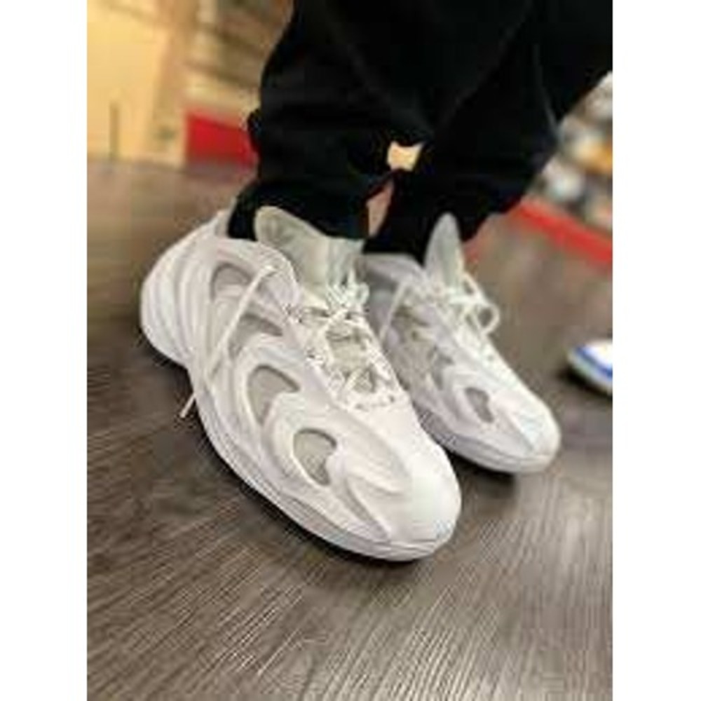 Adidas Adifom Q White Grey Sneakers HQ4048 Womens 5 Mens 3.5 Sculpted Foam Shoes